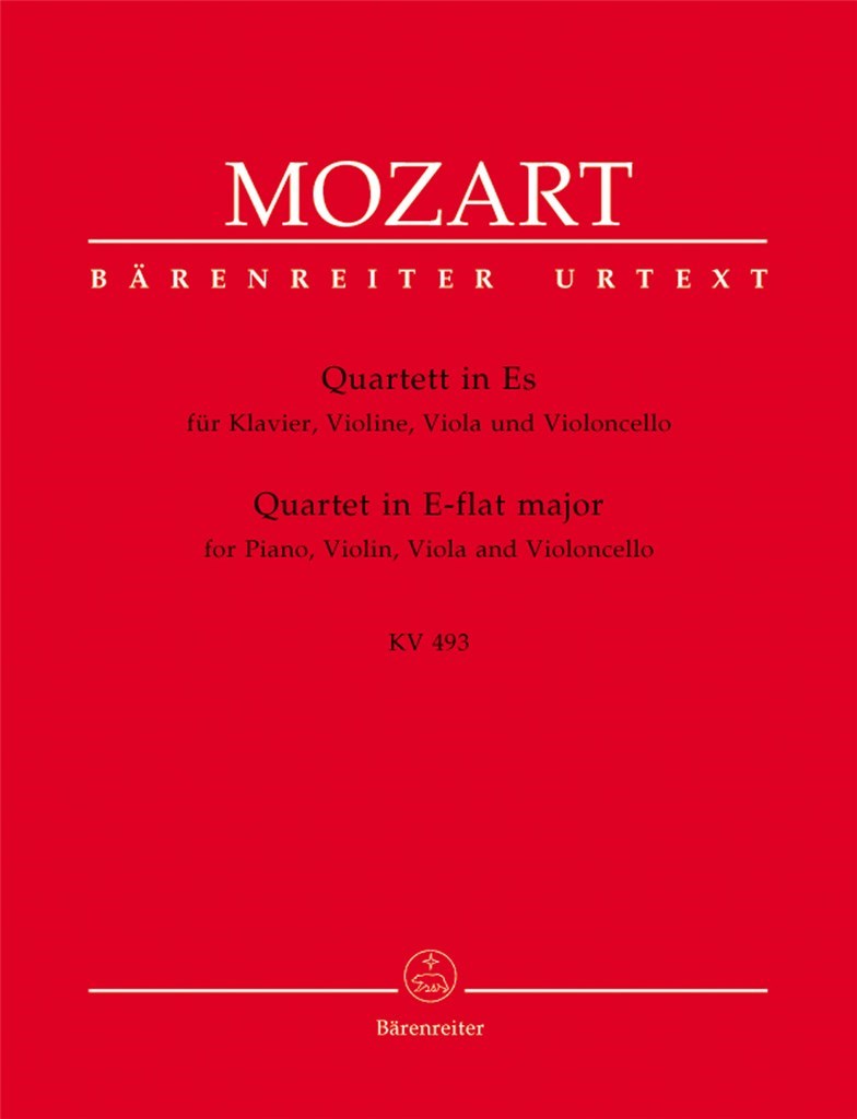Piano Quartet E Flat K493 Parts